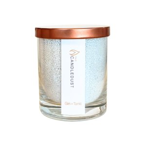 GinTonic Powedered Candle in Glass Candledust Nadyva Gift