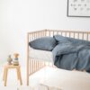 Kids-Blue-Fog-Linen-Duvet-Cover-Set_durable_breathable_ gentle to sensitive skin_thermoregulating_100% linen_handmade_OEKO-TEX® and EUROPEAN FLAX® certified linen fabric