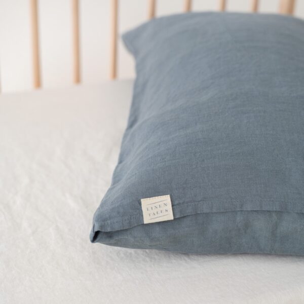 Kids-Blue-Fog-Linen-Duvet-Cover-Set_durable_breathable_ gentle to sensitive skin_thermoregulating_100% linen_handmade_OEKO-TEX® and EUROPEAN FLAX® certified linen fabric