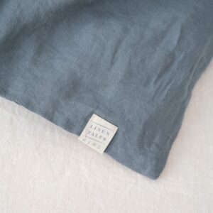 Kids-Blue-Fog-Linen-Duvet-Cover-Set_durable_breathable_ gentle to sensitive skin_thermoregulating_100% linen_handmade_OEKO-TEX® and EUROPEAN FLAX® certified linen fabric