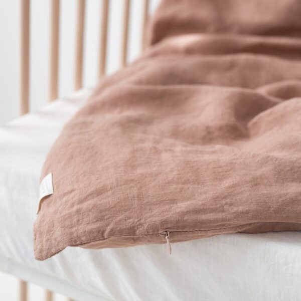 Kids-Cafe-Creme-Linen-Duvet-Cover-Set_durable_ highly breathable_gentle to sensitive skin_thermoregulating_100% linen_handmade_OEKO-TEX® and EUROPEAN FLAX® certified linen fabric