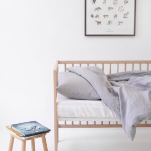 Kids-Light-Grey-Linen-Duvet-Cover-Set_breathable_gentle to sensitive skin_thermoregulating_handmade_100% linen_OEKO-TEX® and EUROPEAN FLAX® certified linen fabric