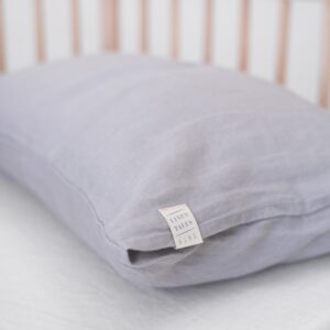 Kids-Light-Grey-Linen-Duvet-Cover-Set_breathable_gentle to sensitive skin_thermoregulating_handmade_100% linen_OEKO-TEX® and EUROPEAN FLAX® certified linen fabric