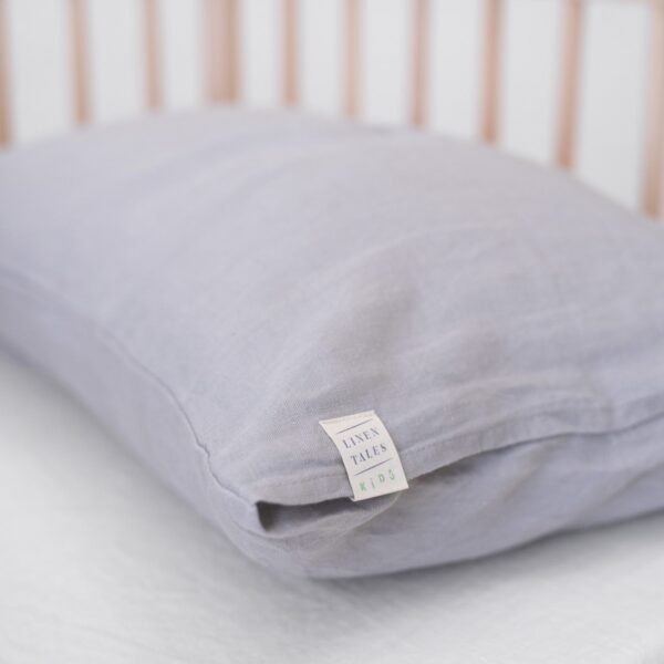 Kids-Light-Grey-Linen-Duvet-Cover-Set_breathable_gentle to sensitive skin_thermoregulating_handmade_100% linen_OEKO-TEX® and EUROPEAN FLAX® certified linen fabric