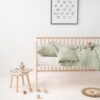 Kids-Sage-Linen-Duvet-Cover-Set_ breathable_gentle sensitive skin_thermoregulating_100% linen_handmade_OEKO-TEX® and EUROPEAN FLAX® certified linen fabric