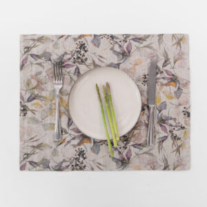 Linen Placemat dining room simple, relaxed stylish look to your table beautiful hand-made 100% linen OEKO-TEX® and EUROPEAN FLAX® certified linen fabric