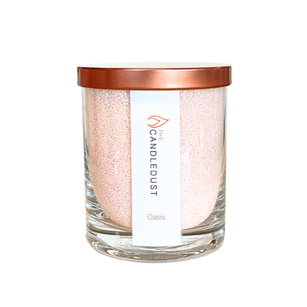 Oasis-Powdered Candle in Glass Candledust Nadyva Gift