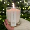 Nordic light Powdered Candle in Glass Candledust Nadyva Gift Home decor