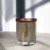 Unscented Powder Candle in Glass – Olive Green 160g Candledust