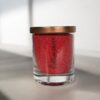 Unscented Powder Candle in Glass - Red 160g